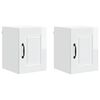 vidaXL Kuhinjski element 2 pcs Visok sijaj bela 30 x 31 x 40 cm