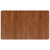 vidaXL Delovna miza tm.rjava 100x60x(71,5-98) cm hrastovina pravokotna