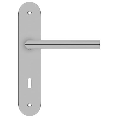 vidaXL Kljuka za vrata BB ključavnica 2 seta nerjaveče jeklo