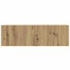 vidaXL Komplet 3 kosov stenske TV omarice Artisan Oak 100x30x30 cm