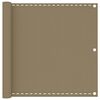 vidaXL Balkonsko platno taupe 90x300 cm HDPE