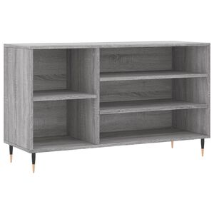 vidaXL Omarica za čevlje siva sonoma 102x36x60 cm inženirski les