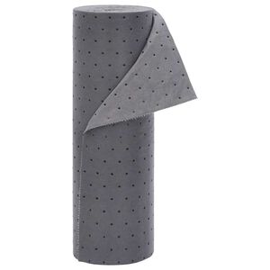 vidaXL Vpojna blazinica za olje siva 40x1000 cm