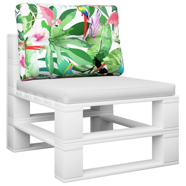 vidaXL Blazina za palete večbarvna 60x40x12 cm blago