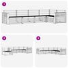 vidaXL Zunanja garnitura za sedenje 5 pcs Naravna Masiven les akacije