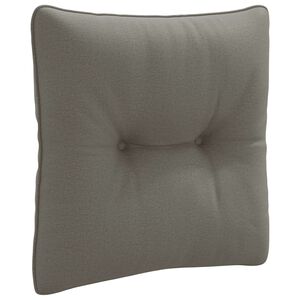 vidaXL Hrbtna blazina PUTTEN 100% poliester Siva 40 x 40 x 10 cm