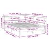 vidaXL Knjižna postelja brez vzmetnice 150x200 cm trdna borovina