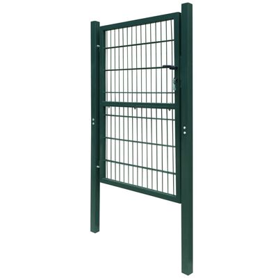 vidaXL 2D ograjna vrata (enojna) zelena 106x210 cm