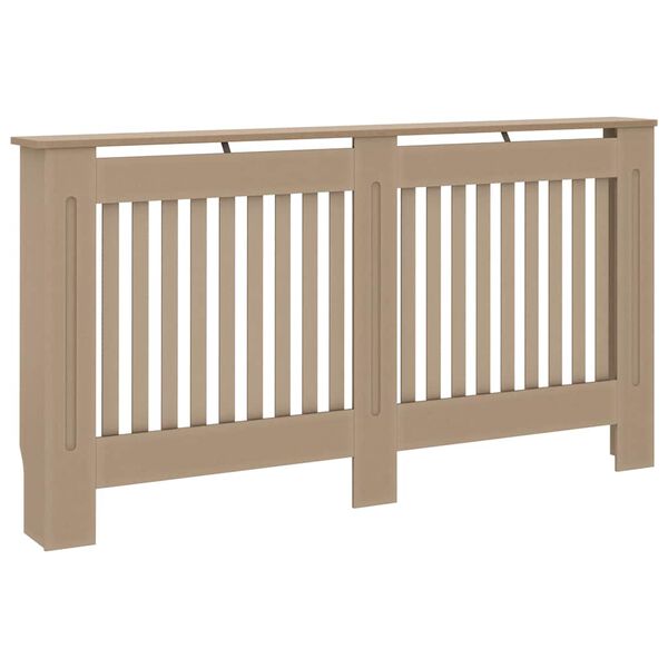 vidaXL Pokrov za radiator 152x19x81,5 cm MDF