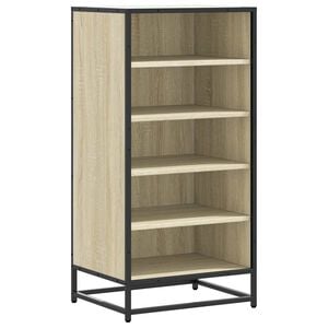 vidaXL Regal za čevlje sonoma hrast 48x38x97,5 cm inženirski les