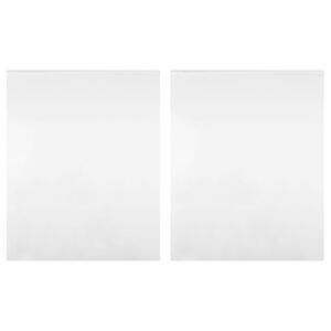 vidaXL Zrcalna folija 2 kosa samolepilna 60x100 cm PET