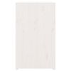vidaXL Zunanja kuhinjska omarica bela 106x55x92 cm trdna borovina