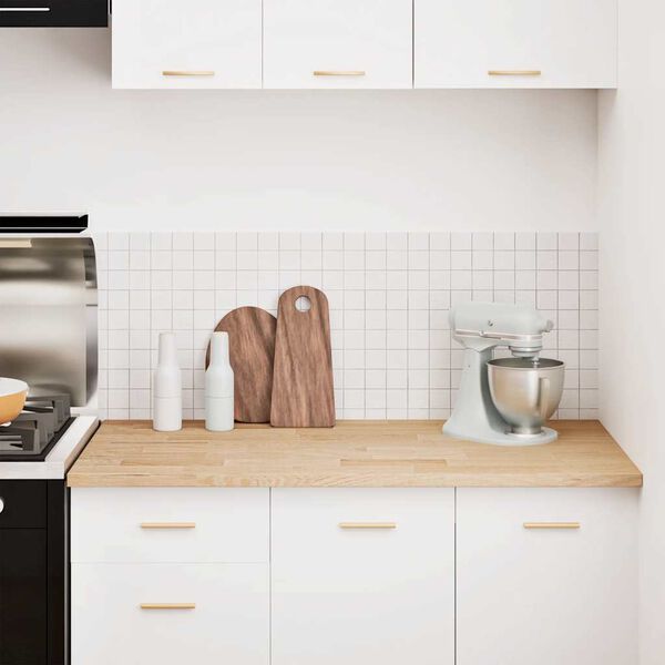 vidaXL Kuhinjska delovna plo&scaron;ča 120x63,5x2,7 cm trdna hrastovina