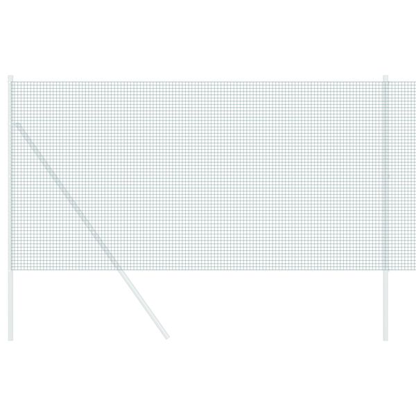 vidaXL Ograja z varjeno žico Zelena 1 x 50 m Jeklo