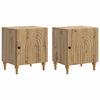 vidaXL Nočna omarica 2 kos Artisan hrast 43 x 34,5 x 50 cm