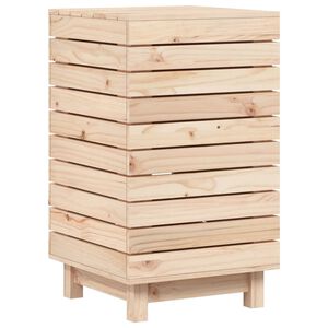 vidaXL Ko&scaron;ara za perilo 44x44x76 cm trdna borovina