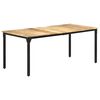 vidaXL Jedilna miza 180x90x76 cm robusten mangov les