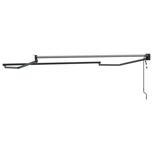 vidaXL Električni zložljivi okvir tende Antracit 3,5 x 2 m Aluminij