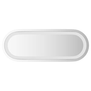 vidaXL LED kopalni&scaron;ko ogledalo Transparentno 40 x 15 cm kaljeno steklo