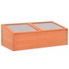 vidaXL Rastlinjak iz lesa 100x50x34 cm