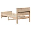 vidaXL Konstrukcija postelje Rjava 80 x 200 cm Konstruiran les