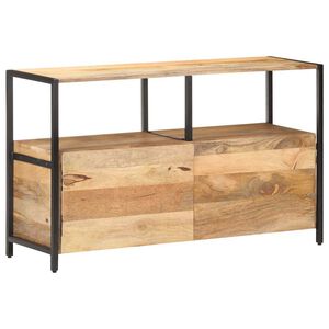 vidaXL Komoda 110x35x65 cm trden mangov les