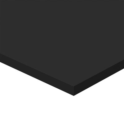 vidaXL Dodatne police za omaro 4 kosi črne 40x50x1,5 cm iverna plošča