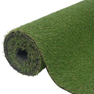 vidaXL Umetna trava 1x8 m/20 mm zelena