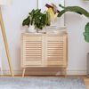 vidaXL Kabinetna vrata Louvred 2 kosa 39,5x29,5 cm Masivni les Pine
