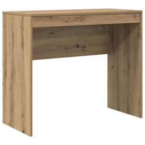 vidaXL Miza Umetni hrast 90 x 40 x 76 cm