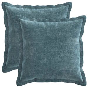 vidaXL Prevleka za blazino 2 kos HOUTEN Modra 30 x 30 cm