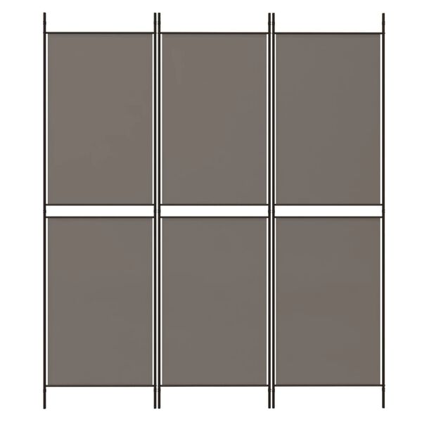 vidaXL Paravan 3-delni antracit 150x220 cm blago