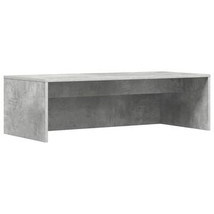 vidaXL Stenska miza Betonsko siva Inženirski les 100 x 45 x 30 cm