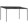 vidaXL Paviljon s streho antracit 4x3x2,5 m aluminij in jeklo