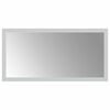 vidaXL LED kopalni&scaron;ko ogledalo Transparentno 40 x 20 cm kaljeno steklo