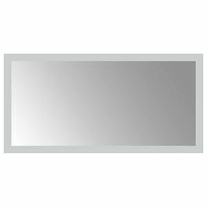 vidaXL LED kopalni&scaron;ko ogledalo Transparentno 40 x 20 cm kaljeno steklo