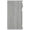 vidaXL Komoda siva sonoma 70x35,5x67,5 cm inženirski les