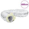 vidaXL Prezračevalni kanal izoliran aluminij 6 m &Oslash;10 cm