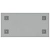 vidaXL Stenska magnetna tabla bela 60x30 cm kaljeno steklo