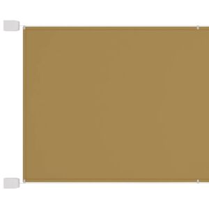 vidaXL Vertikalna markiza bež 140x270 cm tkanina oxford