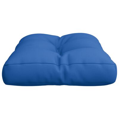 vidaXL Blazina za kavč iz palet kraljevsko modra 50x40x12 cm