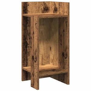 vidaXL Stranska mizica s polico Old Wood 25,5x27x60 cm
