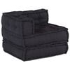 vidaXL Modularna sedežna enota Blago Antracit 210 x 140 x 56 cm