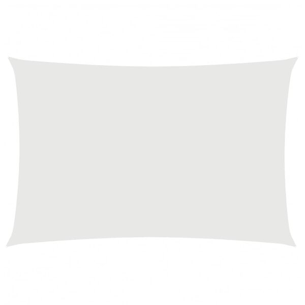 vidaXL Senčno jadro oksford blago pravokotno 2x4 belo