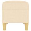 vidaXL Klop krem 100x35x41 cm blago
