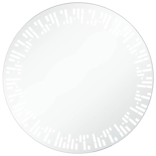 vidaXL Kopalniško LED ogledalo 80 cm