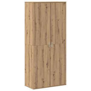 vidaXL Visok predalnik 80 x 39 x 178 cm Inženirski les Artisan hrast