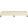 vidaXL Posteljni okvir krem 80x200 cm umetno usnje