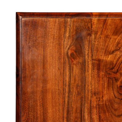 vidaXL Jedilna miza trden akacijev les z medenim premazom 200x100x76cm