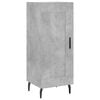 vidaXL Komoda betonsko siva 34,5x34x90 cm inženirski les